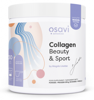 Osavi Collagen Beauty  Sport Kolagen by Magda Linette proszek 225 g