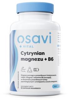 Osavi Cytrynian Magnezu + B6 375 mg + 4.2 mg 90 kapsułek