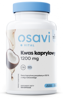 Osavi Kwas kaprylowy 1200 mg 120 kapsułek miękkich