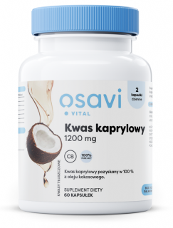 Osavi Kwas Kaprylowy 1200 mg 60 kapsułek miękkich