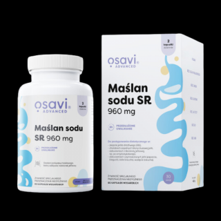OSAVI Maślan sodu 960mg 60 kapsułek wegańskich