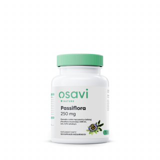 OSAVI Passiflora 250mg (Stres, Wspiera relaksację, Zdrowy sen) 120 Kapsułek wegańskich