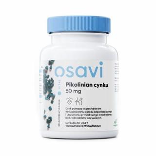 OSAVI Pikolinian Cynku 50mg (Wsparcie odporności) 120 Kapsułek wegańskich