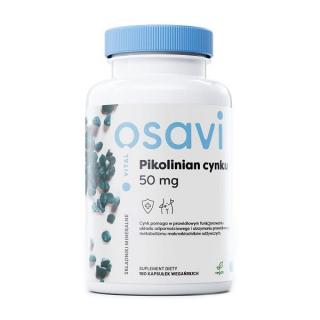 OSAVI Pikolinian Cynku 50mg (Wsparcie odporności) 180 Kapsułek wegańskich