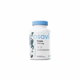 OSAVI Potas 300mg (Wsparcie mięśni, prawidłowego ciśnienia krwi) 180 Kapsułek wegańskich