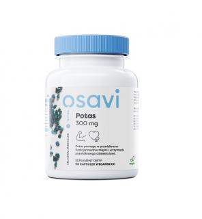 OSAVI Potas 300mg (Wsparcie mięśni, prawidłowego ciśnienia krwi) 90 Kapsułek wegańskich