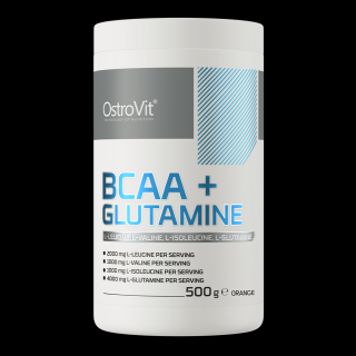 OSTROVIT BCAA + Glutamina - smak pomarańczowy (500 g)