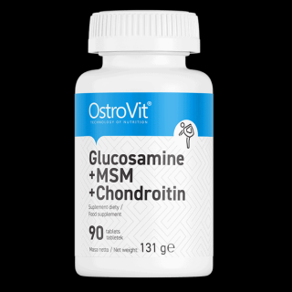 OSTROVIT Glucosamine + MSM + Chondroitin (Glukozamina, MSM,Chondroityna) 90 Tabletek