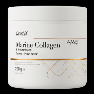 OstroVit Kolagen Morski + Kwas Hialuronowy + Witamina C 200 g