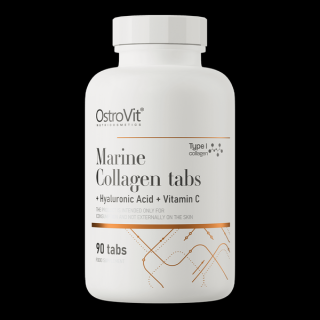 OstroVit Kolagen Morski, Kwas Hialuronowy, Witamina C 90 tabletek