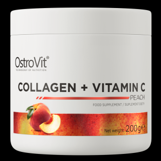 OSTROVIT Kolagen + Witamina C - smak brzoskwiniowy (200 g)