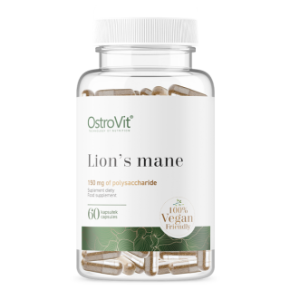 OSTROVIT Lion's Mane (Soplówka Jeżowata) 60 Kapsułek Vegan