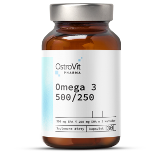 OSTROVIT Omega 3 500/250 30 Kapsułek