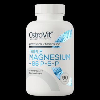 OSTROVIT Triple Magnesium + B6 P-5-P (90 kaps.)