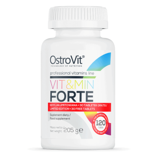 OSTROVIT VitMin FORTE (Kompleks Witamin i Mienrałów) 120 Tabletek
