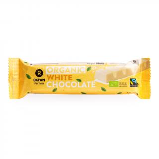 Oxfam baton z białej czekolady fair trade bio 42 g