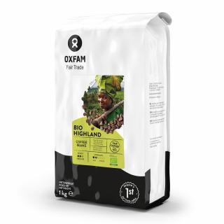 Oxfam kawa ziarnista arabica/robusta wysokogórska fair trade bio 1 kg