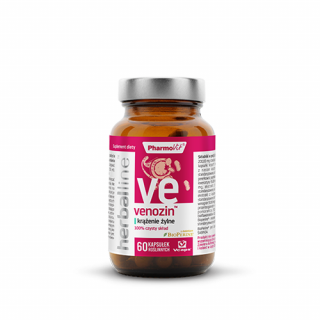 PHARMOVIT Herballine Venozin (Krążenie żylne) 60 Kapsułek roślinnych