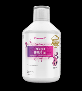 PHARMOVIT Kolagen 10 000 mg (Kolagen typu I i III + Kwas Hialuronowy + Biotyna) 500ml