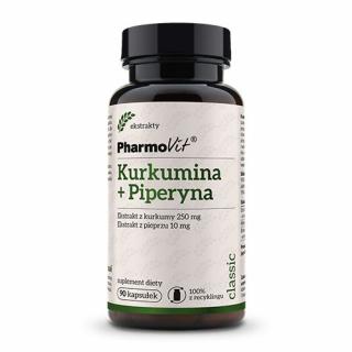 PHARMOVIT Kurkumina + Piperyna 250mg 90 Kapsułek