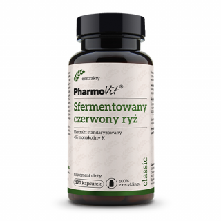 PHARMOVIT Sfermentowany czerwony ryż 120 Kapsułek