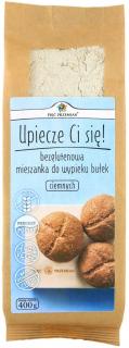 Pięć przemian mieszanka do wypieku bułek ciemnych bez dodatku cukrów bezglutenowa 400 g