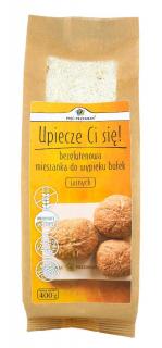 Pięć przemian mieszanka do wypieku bułek jasnych bez dodatku cukrów bezglutenowa 400 g