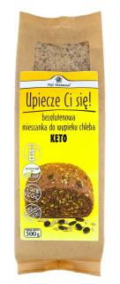 Pięć przemian mieszanka do wypieku chleba bez dodatku cukrów bezglutenowa keto 500 g