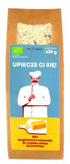 Pięć przemian mieszanka do wypieku chleba klasyczna bez dodatku cukrów bezglutenowa bio 420 g