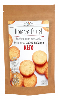 Pięć przemian mieszanka do wypieku ciastek maślanych bez dodatku cukrów bezglutenowa keto 365 g