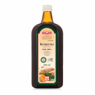 Polska róża sok z kurkumy nfc 500 ml