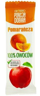 Porcja Dobra Przekąska Jabłkowo-Pomarańczowa Bez Dodatku Cukru 16 g