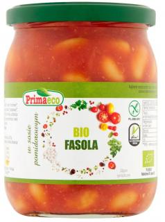 Primavika fasola w sosie pomidorowym bezglutenowa bio 440 g