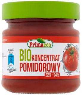 Primavika koncentrat pomidorowy 22 %  24 % bio 185 g