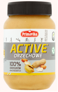 Primavika krem z prażonych orzeszków ziemnych active bezglutenowy 470 g