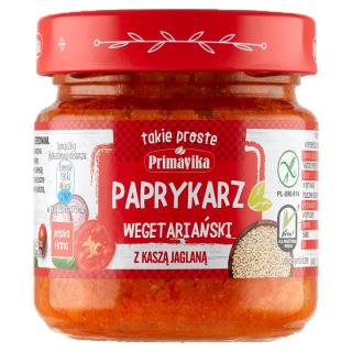 Primavika paprykarz wegański z kaszą jaglaną bezglutenowy 160 g