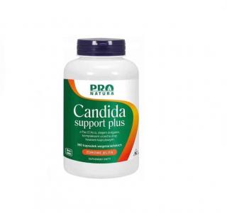 PRO NATURA Candida Support Plus (Zdrowie jelit) 180 Kapsułek wegetariańskich