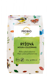 Probio mąka ryżowa pełnoziarnista bezglutenowa bio 450 g