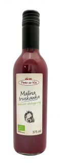 Prosto ze wsi sok przecierowy malina  truskawka bio 375 ml