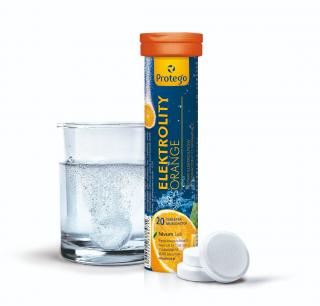 Protego Elektrolity Orange 20 tabletek musujących