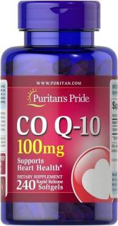 Puritan's Pride Koenzym Q10 100mg 240 kapsułek