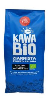 Quba caffe kawa ziarnista bezkofeinowa arabica 100 % peru bio 1 kg