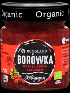 Runoland borówka do mięs, serów i deserów bio 200 g