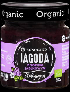 Runoland słodka przekąska jagoda bio 200 g