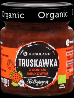 Runoland słodka przekąska truskawka  bio 200 g