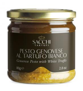 Sacchi tartufi pesto genovese z truflą białą 80 g