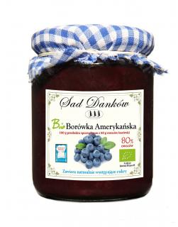 Sad danków borówka amerykańska 80 % bio 260 g