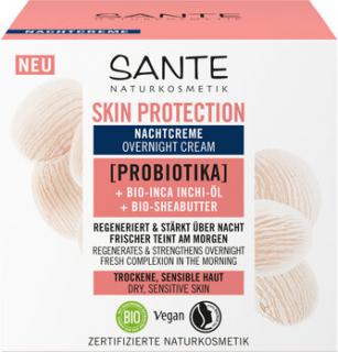 Sante krem do twarzy na noc ochronny z probiotykami, olejem inchi i masłem shea eco 50 ml