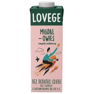 Sante Napój Lovege Migdałowo-Owsiany Bez Cukru 1l