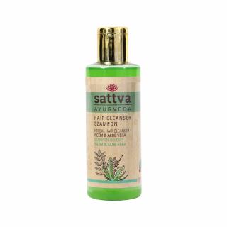 Sattva szampon do włosów ziołowy neem i aloes 210 ml